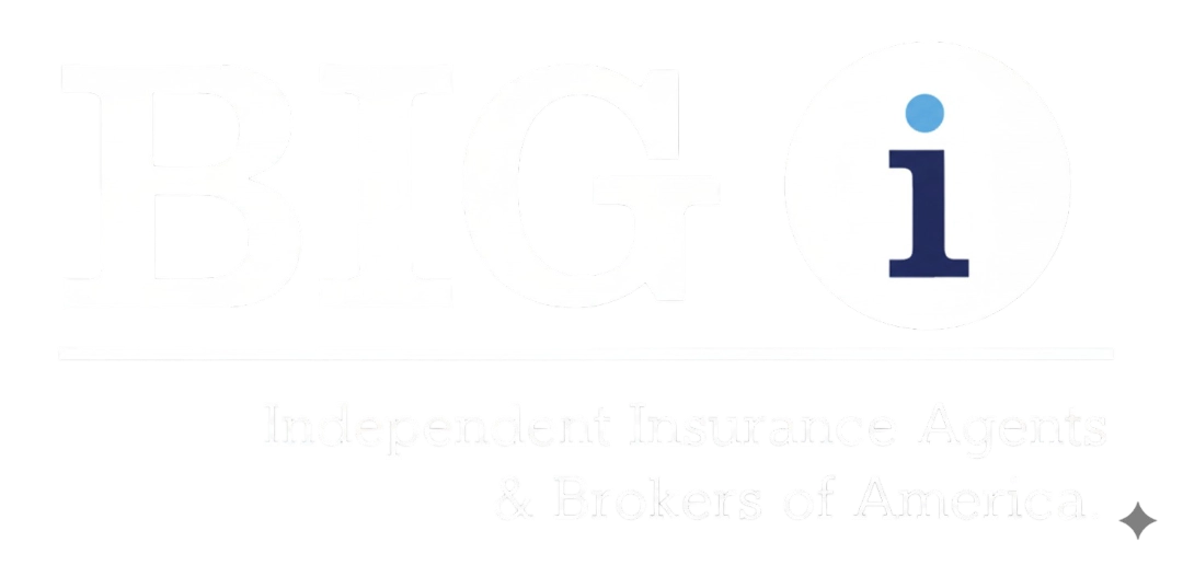 big i white logo